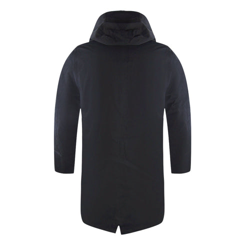Aquascutum Active 3-Way Parka Black Down Parka Jacket AA JK001 016